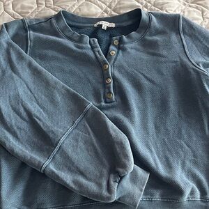 Zsupply women’s Henley Sweatshirt XS